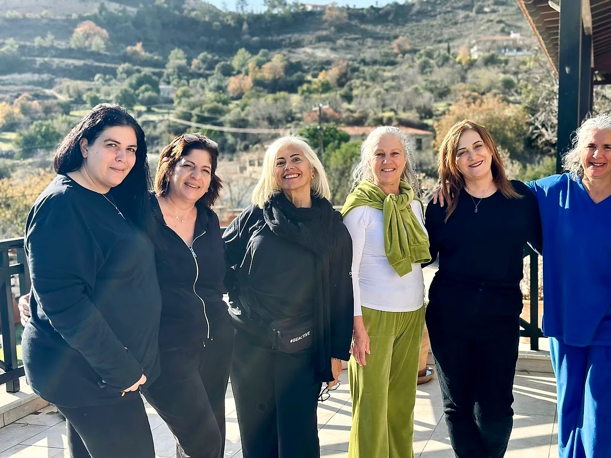 Η ομάδα του retreat στα Λεύκαρα